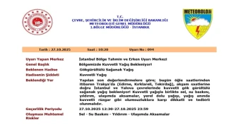 Kırklareli Valiliği’nden Yağış uyarısı geldi