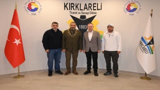 Kırklareli TSO Başkanı Soner Ilık, TED Edirne Koleji ve Kürek Kulübü Kurucusu Nesim İba’yı Ağırladı