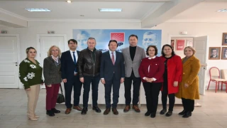 Kırklareli TSO Başkanları Ilık ile Özsan, CHP Kırklareli İl Başkanı Av. Bora Terzi’ye “Hayırlı Olsun” Ziyaretinde Bulundu