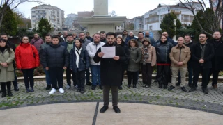 CHP'Lİ GENÇLERDEN MESEM PROTESTOSU