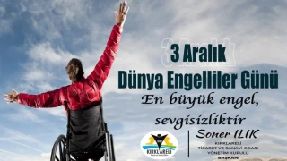 Engelli vatandaşlarımızın mutlu bir yaşam sürdürmeleri için çaba göstermeliyiz”