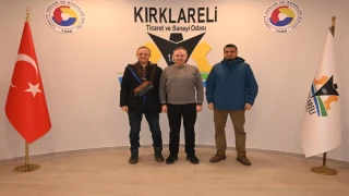 Kırklareli TSO Başkanı Soner Ilık, Değer Muhasebe Mali Müşavirlik Firması Sahiplerini Ağırladı