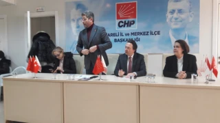 CHP GELENEKSEL ÇARŞAMBA HALK TOPLANTISI YAPILDI