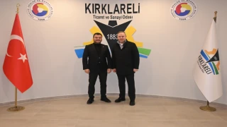 Kırklareli TSO Başkanı Soner Ilık, Zafer Partisi Kırklareli İl Başkanı Mehmet Ataman’ı Ağırladı