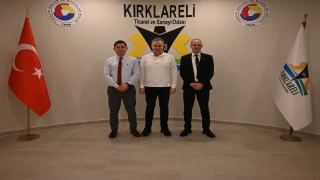 TEB Kırklareli Şube Müdürü Sertaç Engin, Kırklareli TSO’na “Hayırlı Olsun” Ziyaretinde Bulundu