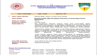 VAİLİLKTEN UYARI: FIRTINAYA DİKKAT