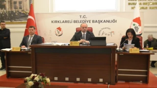  Kırklareli Belediye Meclisinin Nisan Ayı Olağan toplantısı Yapıldı