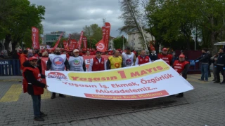 Lüleburgaz'da 1 Mayıs Coşkusu Yaşandı