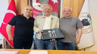 YETKİN MADENİ EŞYADAN BAŞKAN ÇALLI'YA ZİYARET