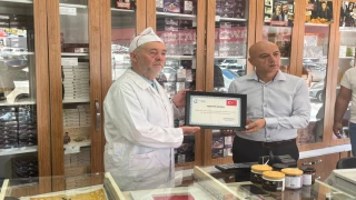 Edirne Yesevi Hareketi Derneği'nden Arif Meriç'e Teşekkür Belgesi