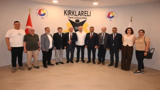 Kırklareli Ticaret ve Sanayi Odası Başkanı Soner Ilık, Genel Başkan Yardımcısı Nihat Babaözü Ağırladı