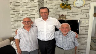BAŞKAN ÖZALP'TEN YAŞLI VATANDAŞLARA EV ZİYARETİ