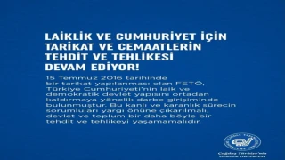 LAİKLİK VE CUMHURİYET İÇİN TARİKAT VE CEMAATLERİN TEHDİT VE TEHLİKESİ DEVAM EDİYOR!