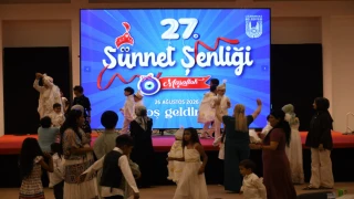 27’nci Sünnet Şenliği’nde çocuklar doyasıya eğlendi