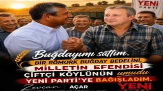 AÇAR'DAN YENİ PARTİ'YE BUĞDAY BAĞIŞI