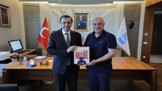 Vize Belediye Başkanı Ercan Özalp'ten İSKİ Genel Müdürü Şafak Başa'ya Teşekkür Ziyareti