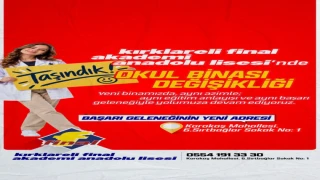 Kırklareli Final Akademi Anadolu Lisesi Yeni Binasına Taşındı