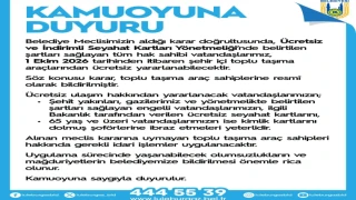 Lüleburgaz Belediyesi’nden ‘ücretsiz ulaşım’ duyurusu!