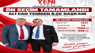 LÜLEBURGAZ’DA SANDIKTAN ALİ CAN ÇIKTI!
