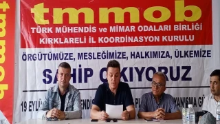 TMMOB: Mesleğimize, Emeğimize ve Geleceğimize Sahip Çıkıyoruz