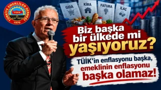 TÜİK’in rakamları emeklinin çarşıdaki gerçeğiyle örtüşmüyor